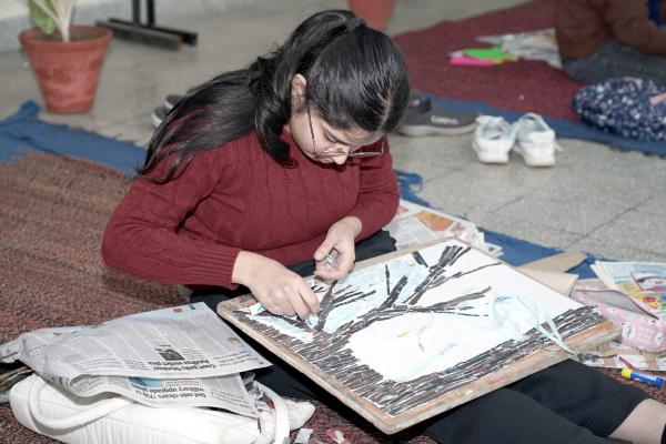 Collage Making Competition on 27-11-2025 in the 14th Youth Festival